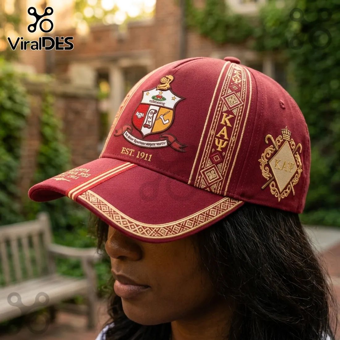 Kappa Alpha Psi Crimson Premium Peaked Cap