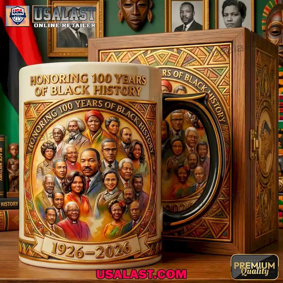 100 Years of Black History Commemorative Mug