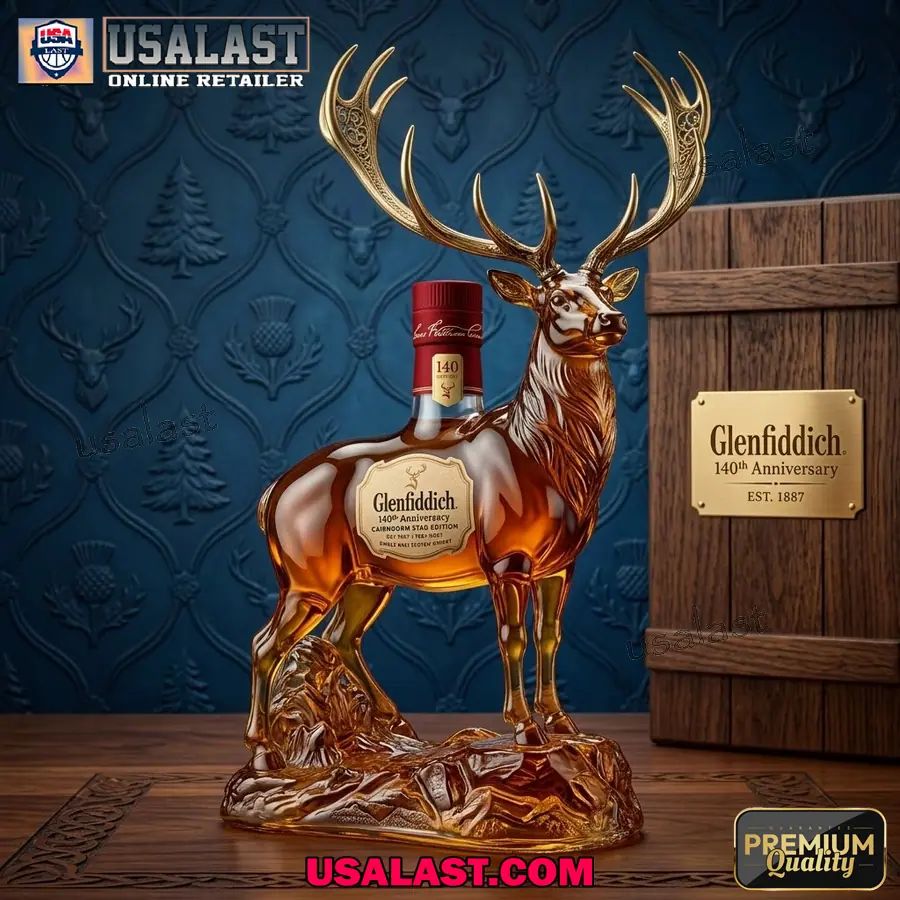 Glenfiddich 140th Anniversary Edition Stag Bottle