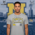 Michigan Wolverines 2020 NCAA Basketball National Champions Commemorative T-Shirt