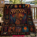 Carlos Santana The Mexican Legend Quilt Blanket