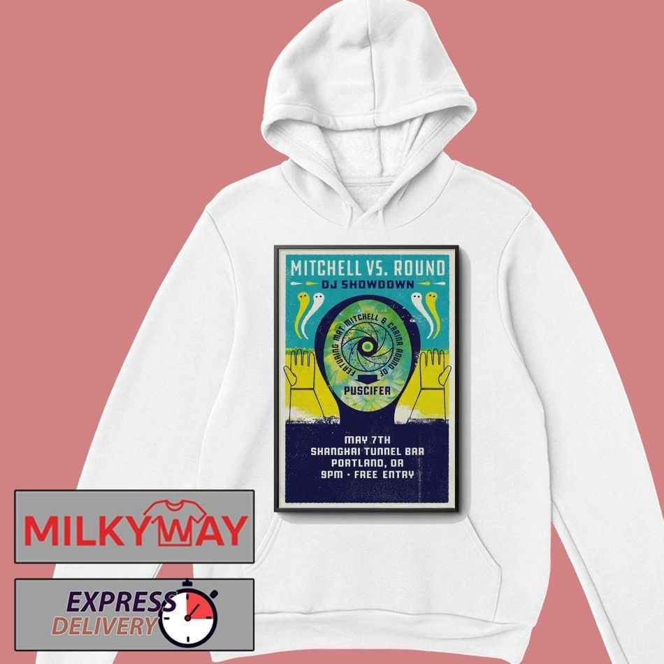 May 7 2026 Mitchell vs. Round Poster Portland, OR shirt