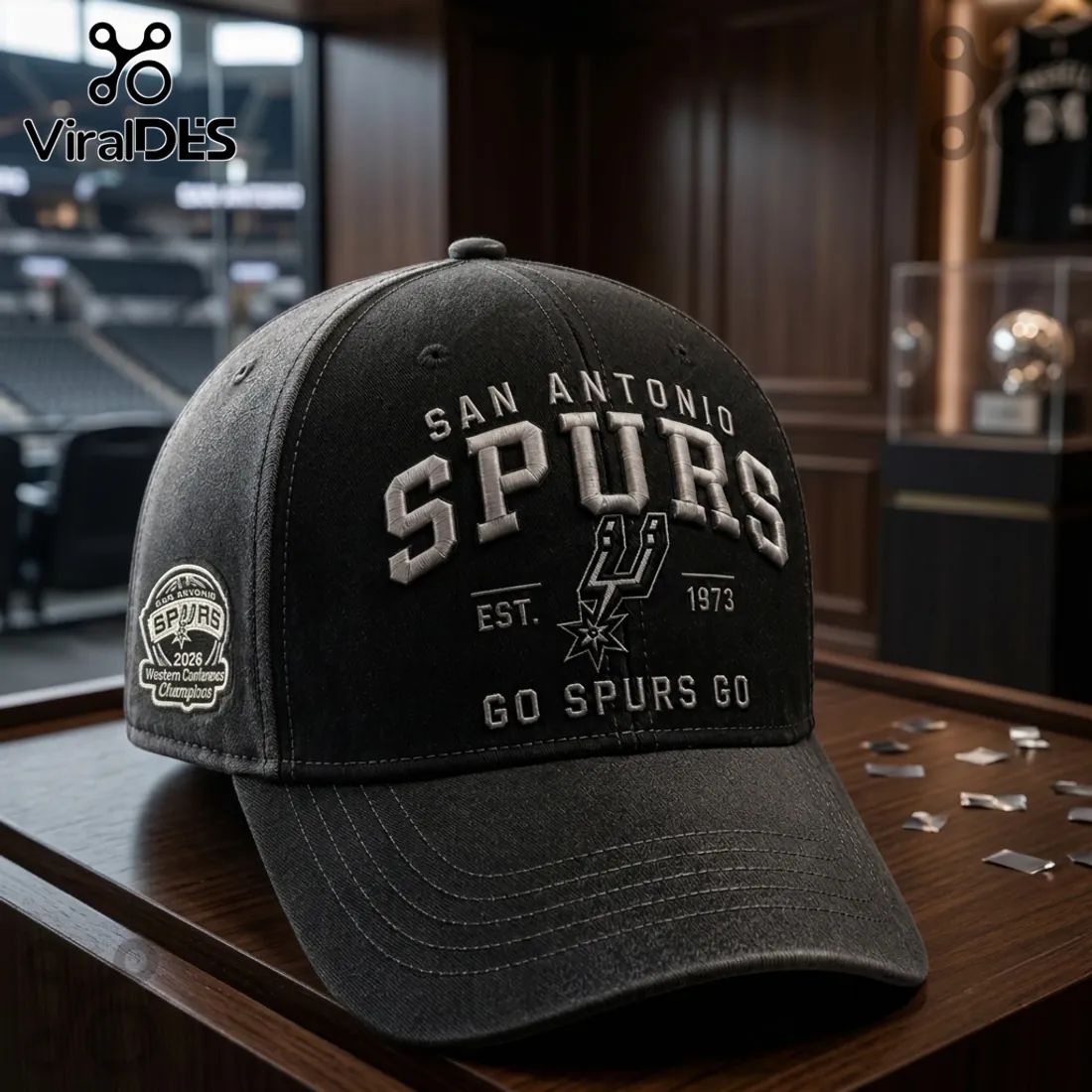 San Antonio Spurs 2026 Western Conference Champions Baseball Cap