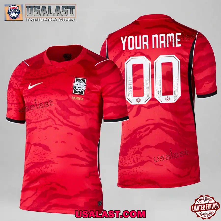 Personalized Korea Republic Home Kit World Cup 2026 Jersey Shirt