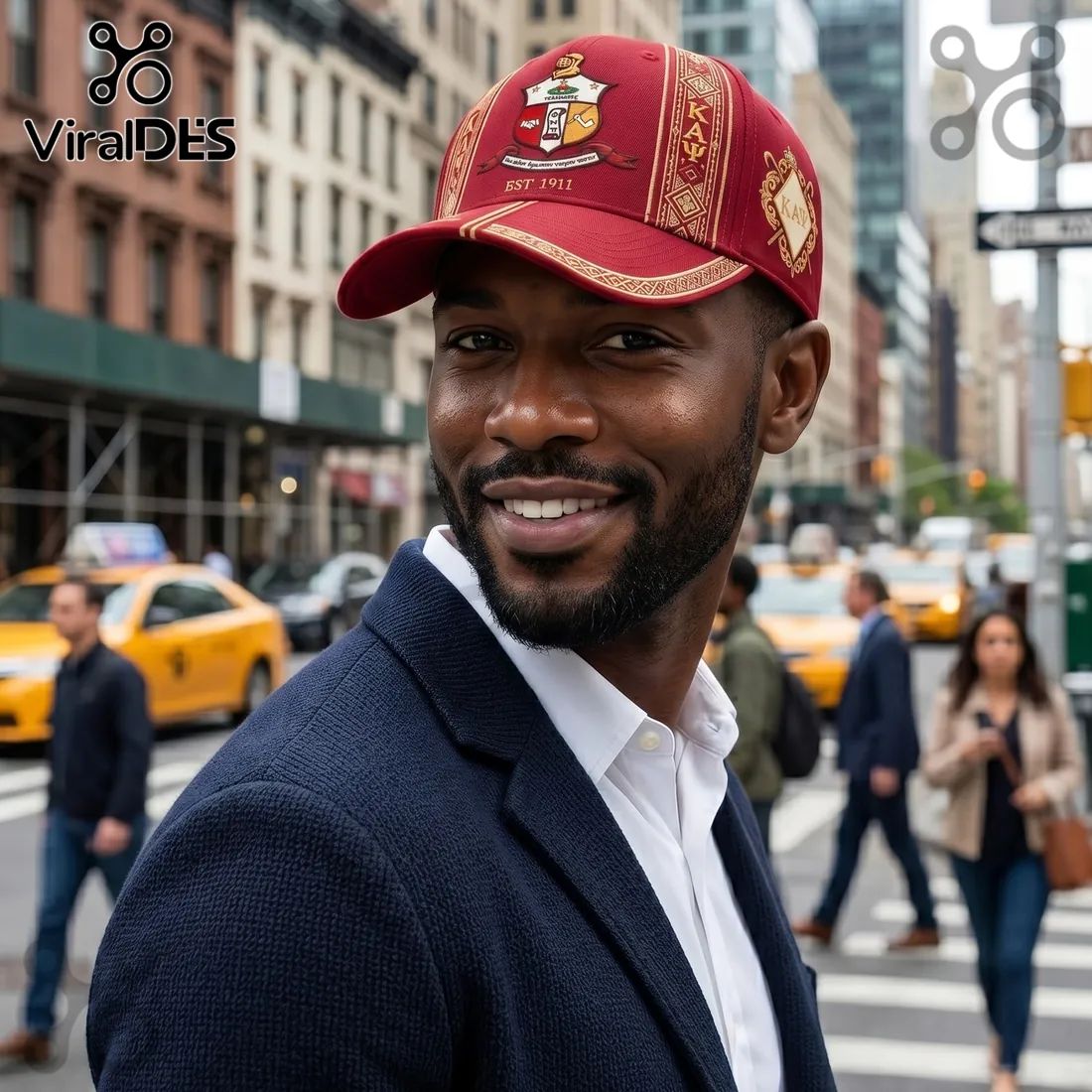 Kappa Alpha Psi Crimson Premium Peaked Cap
