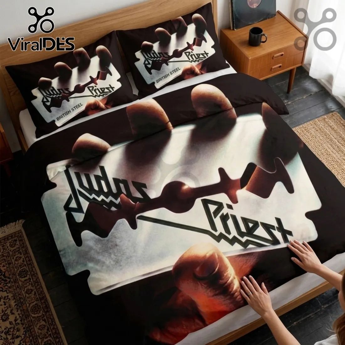 Judas Priest British Steel Duvet Cover Set