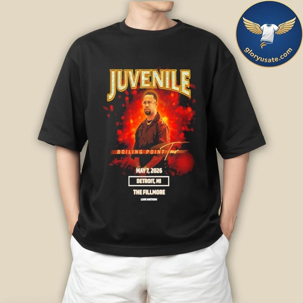 Juvenile May 7 2026 The Fillmore Detroit MI Poster Shirt