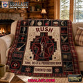 Rush Band Toronto 1968 Edition Quilt Blanket