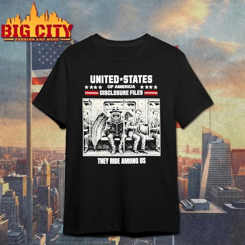 Mothman United States Of America Disclosure Files They Ride Among Us Shirt