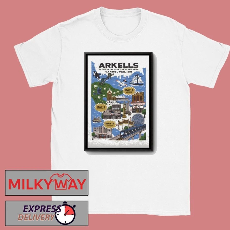 Arkells Commodore Ballroom Vancouver BC May 9 2026 Poster shirt