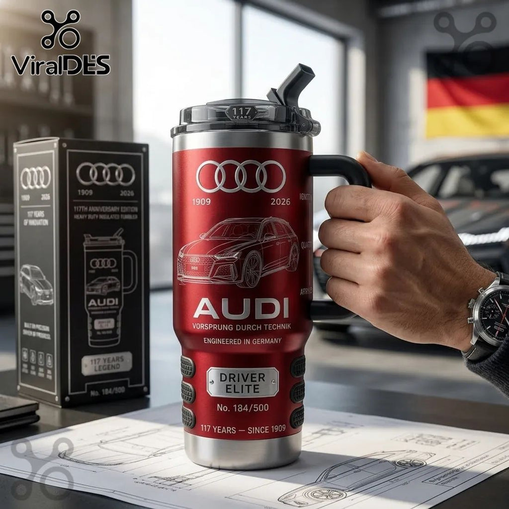 Audi 117th Anniversary Limited Edition Stanley Tumbler 40oz