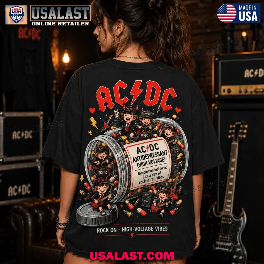 AC/DC High Voltage Rock Vibes Apparel 3D T-Shirt