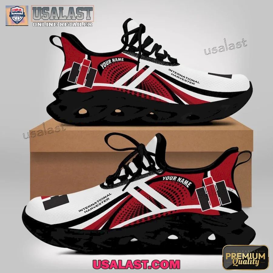 International Harvester Tractor Personalized Max Soul Shoes
