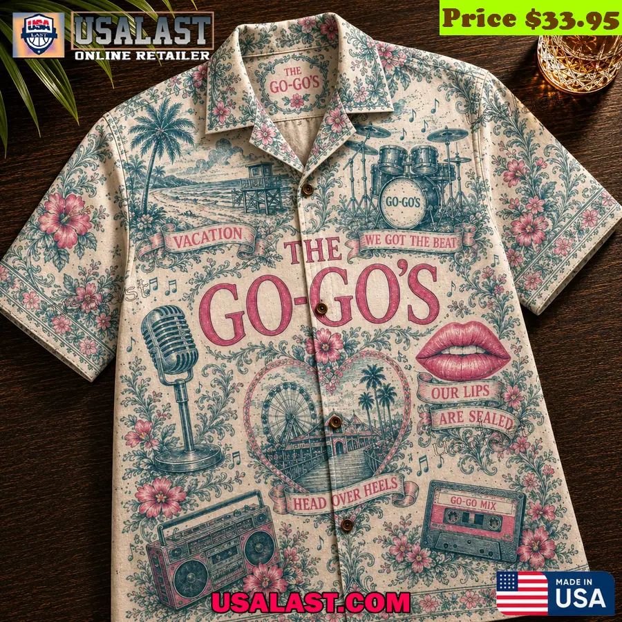 The Go-Go’s 80s Pop Rock Retro Hawaiian Shirt