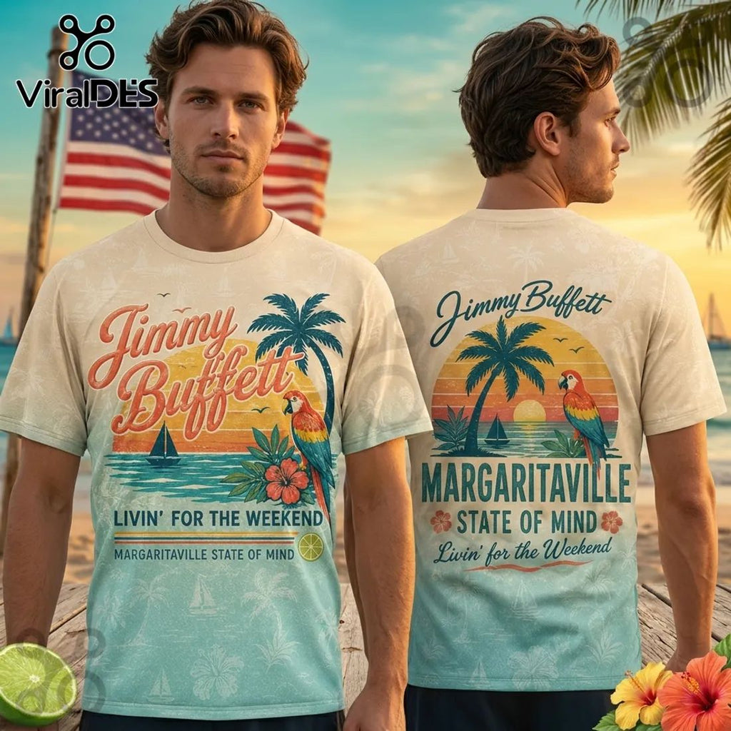 Premium Jimmy Buffett Margaritaville State of Mind Shirt