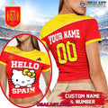 Personalized Spain World Cup 2026 Women Baby Tee