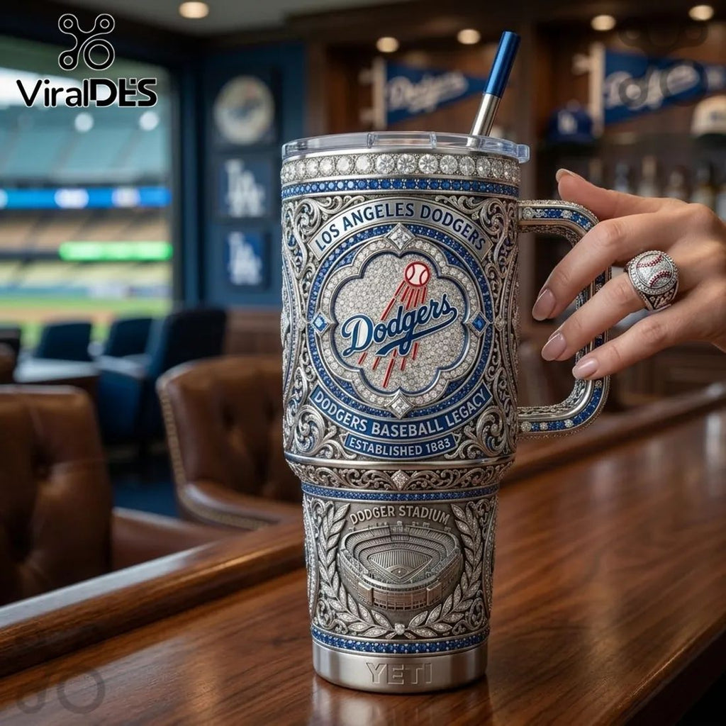 Los Angeles Dodgers Luxury Engraved 40oz Colossus Travel Mug