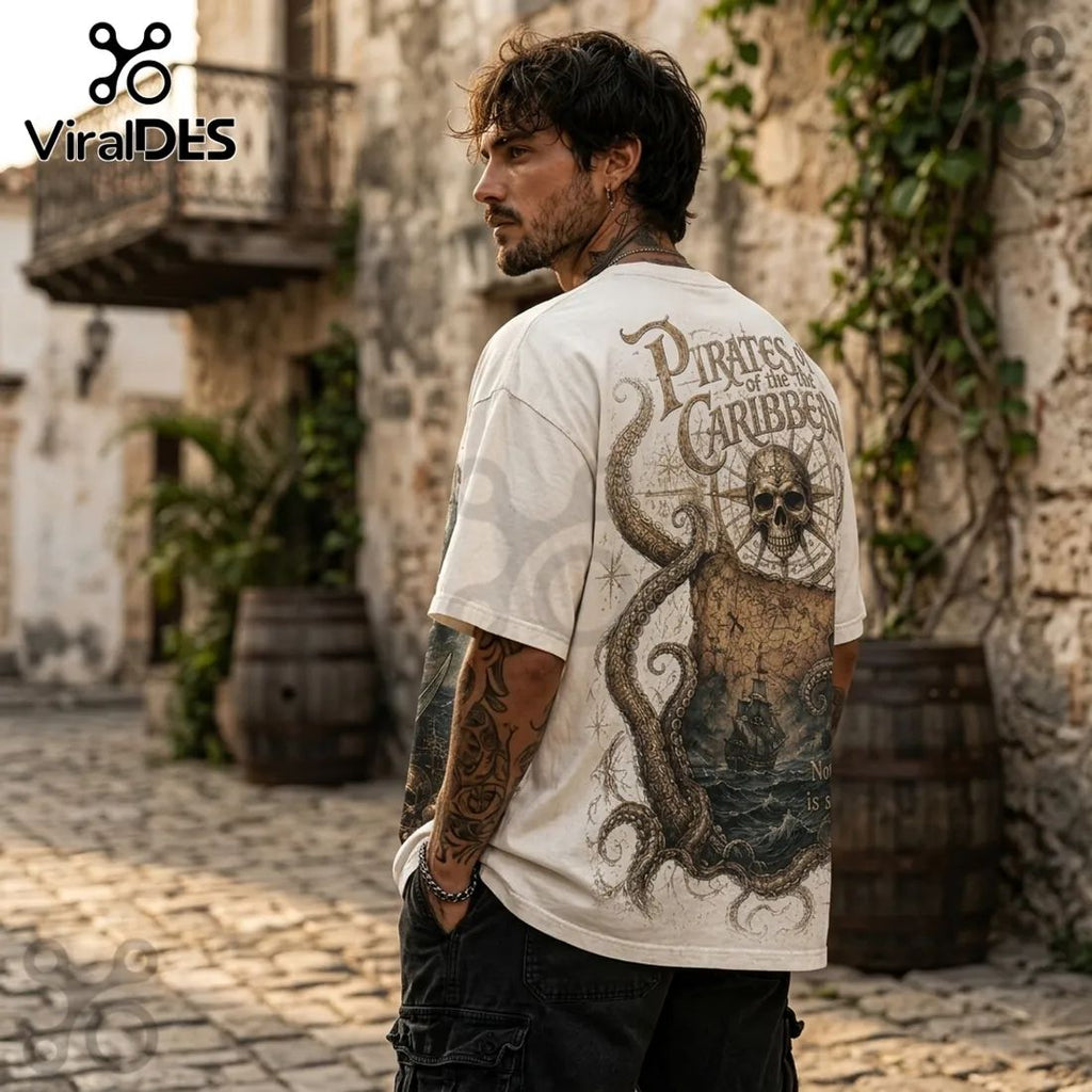 Pirates of the Caribbean Nautical Cotton T-Shirt