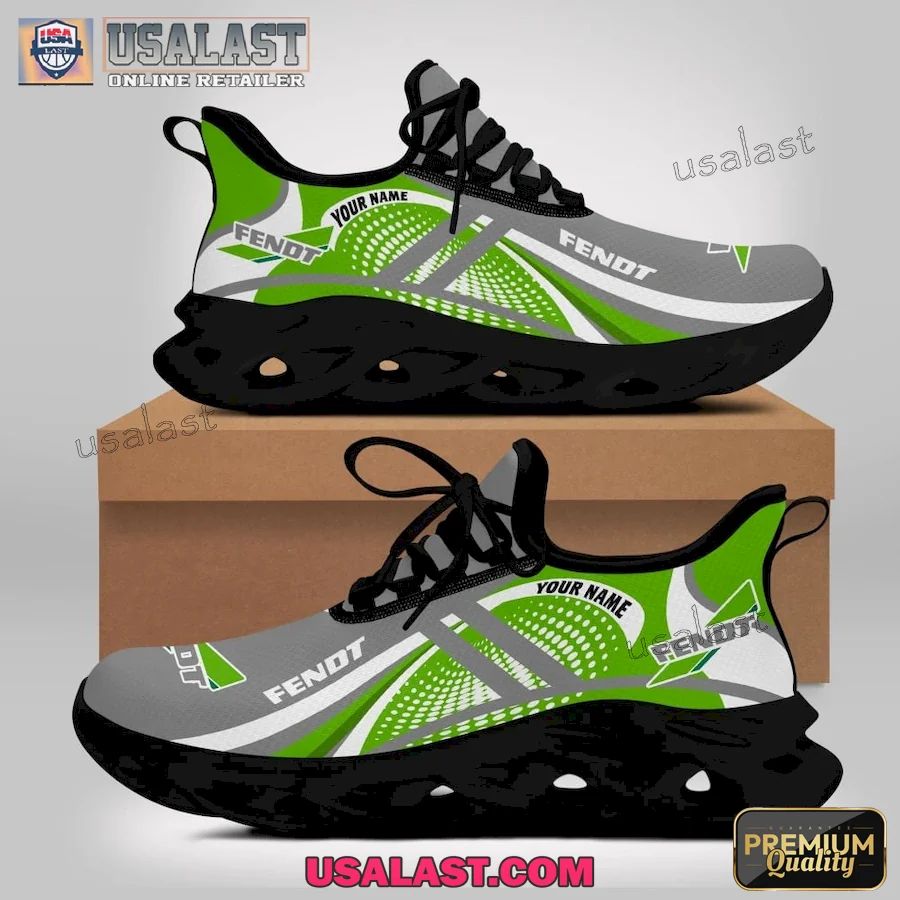 Fendt Tractor Personalized Max Soul Shoes