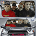 Chevrolet x Horror Movie Characters Car Sunshade, Car Windshield Cover