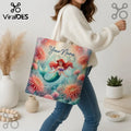 Ariel Little Mermaid Personalized Tote Bag
