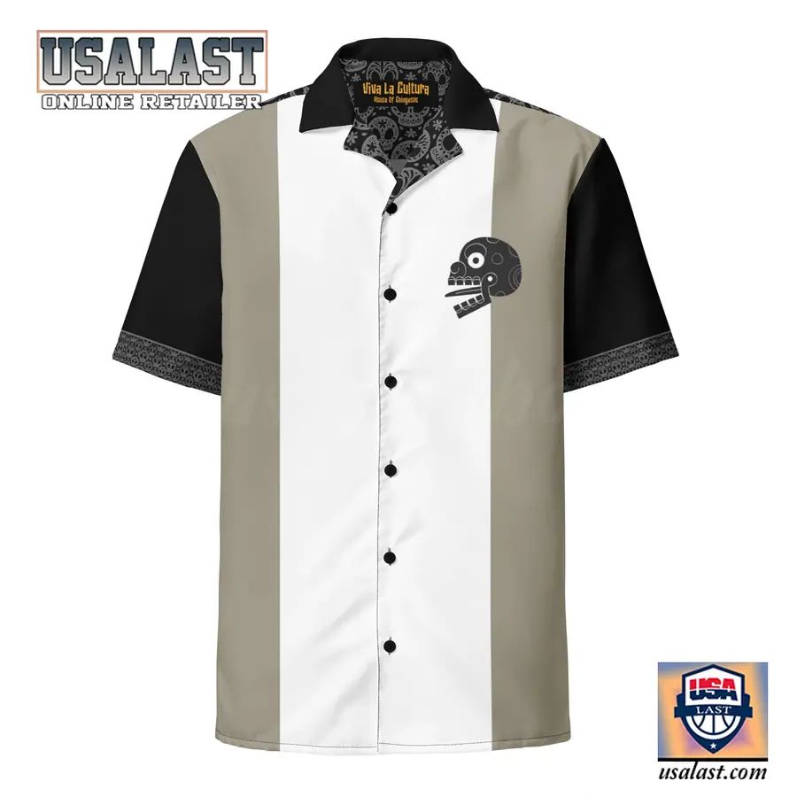 Men’s Tropical Miquiztli Guayabera Hawaiian Shirt