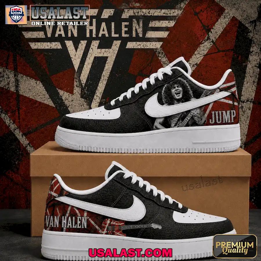 Van Halen Jump Custom Air Force 1 Shoes