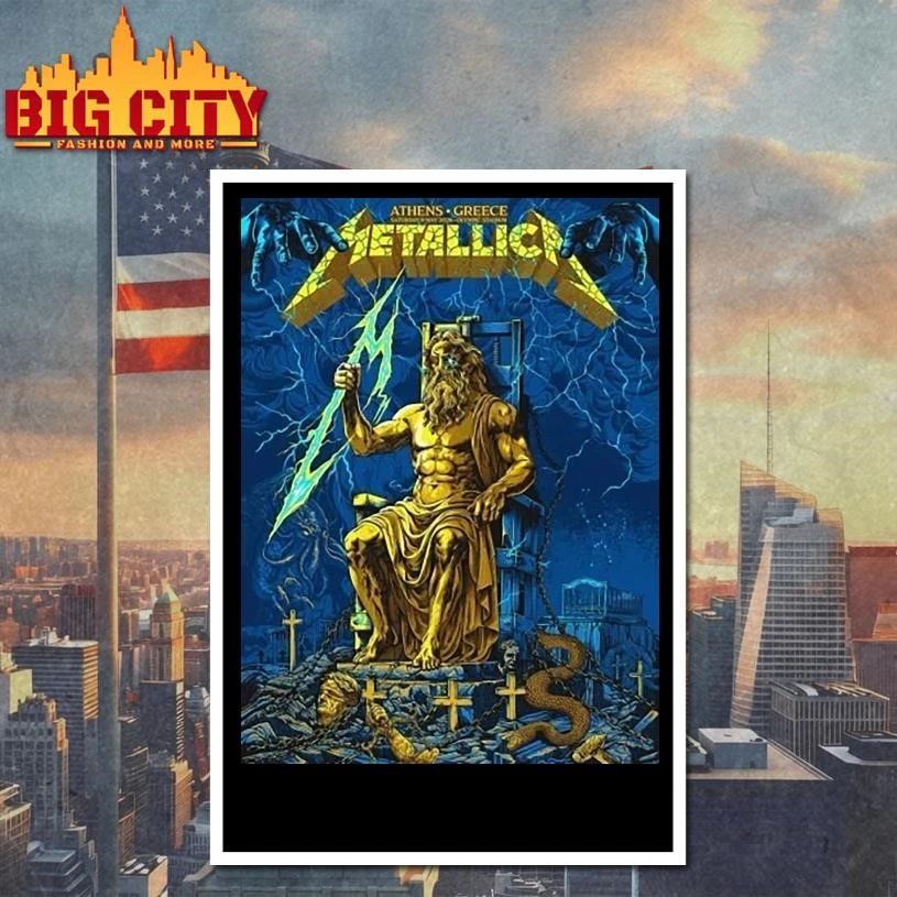 Metallica M72 Athens May 9, 2026 By Revolverdart Pop-Up Shop Shirt