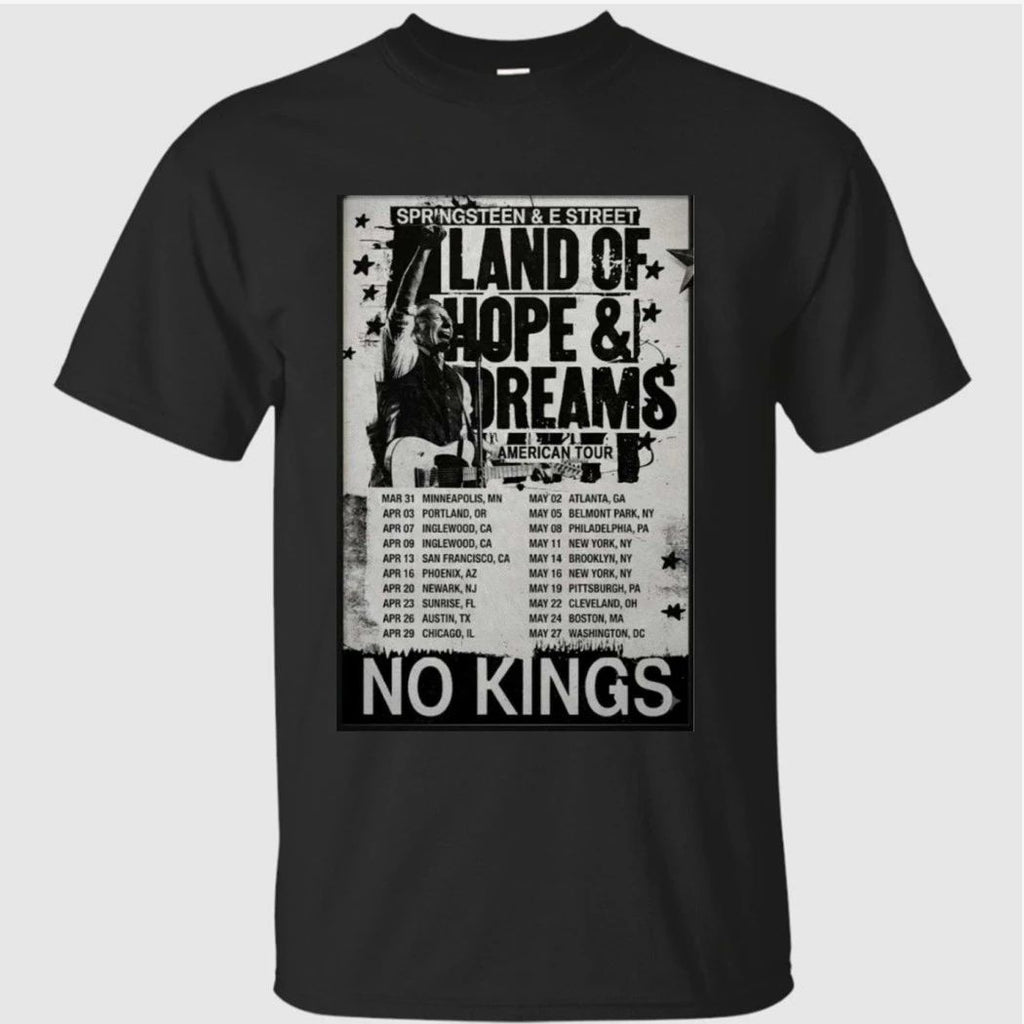 Springsteen E Street Band May 5 2026 American Tour No Kings Shirt