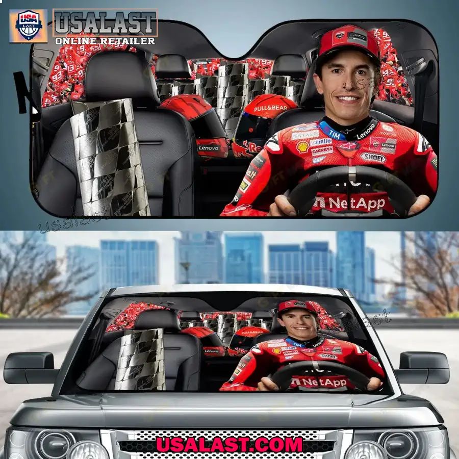 Marc Marquez F1 Racing Car Sunshade