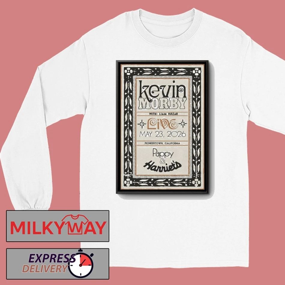 Kevin Morby May 23 2026 Poster Pappy & Harriet’s California TOUR shirt