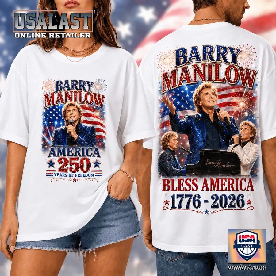 Barry Manilow Bless America 250th Anniversary 3D T-Shirt