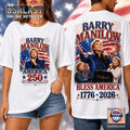 Barry Manilow Bless America 250th Anniversary 3D T-Shirt