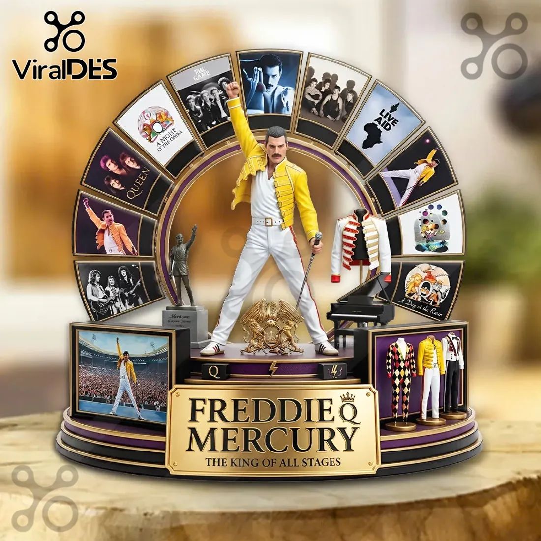 Freddie Mercury 80th Anniversary Limited Edition Acrylic Plaque