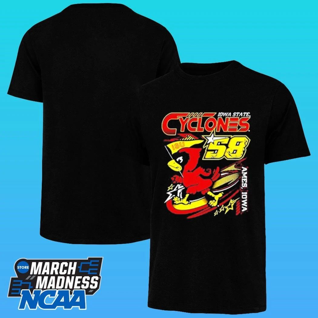 Iowa State Cyclones Ames Iowa 90s Racing Cy Shirt