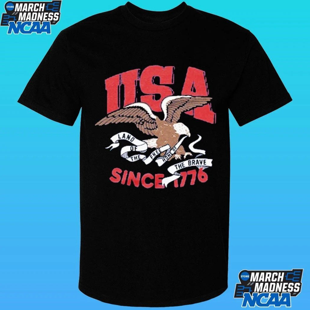 Usa Since 1776 Lano Of The Free Home Of The Brave Shirt