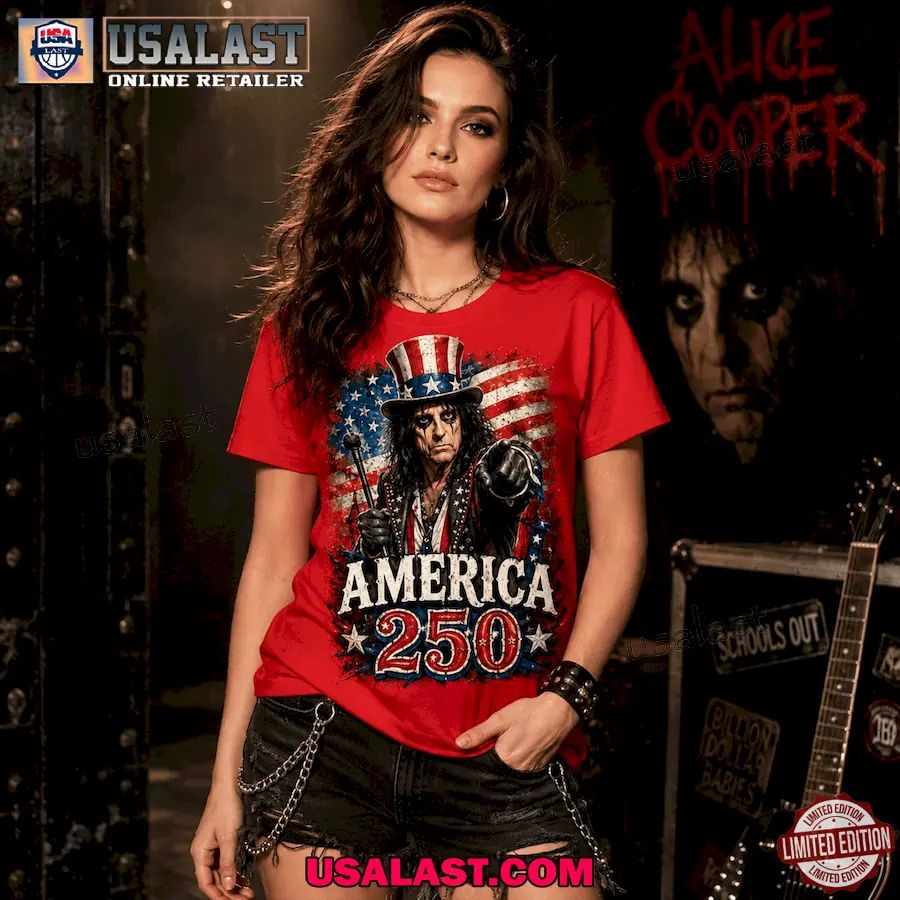 Alice Cooper America 250 Years Of Freedom 3D Shirt