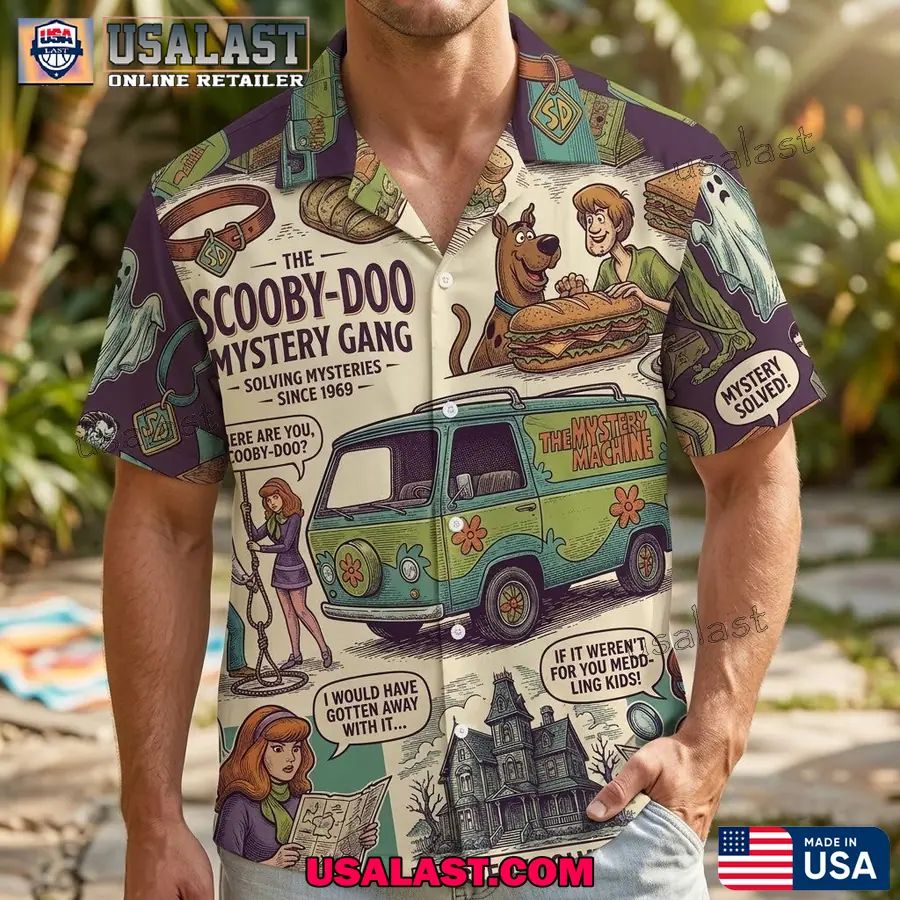 Scooby Doo Mystery Gang Vintage Hawaiian Shirt