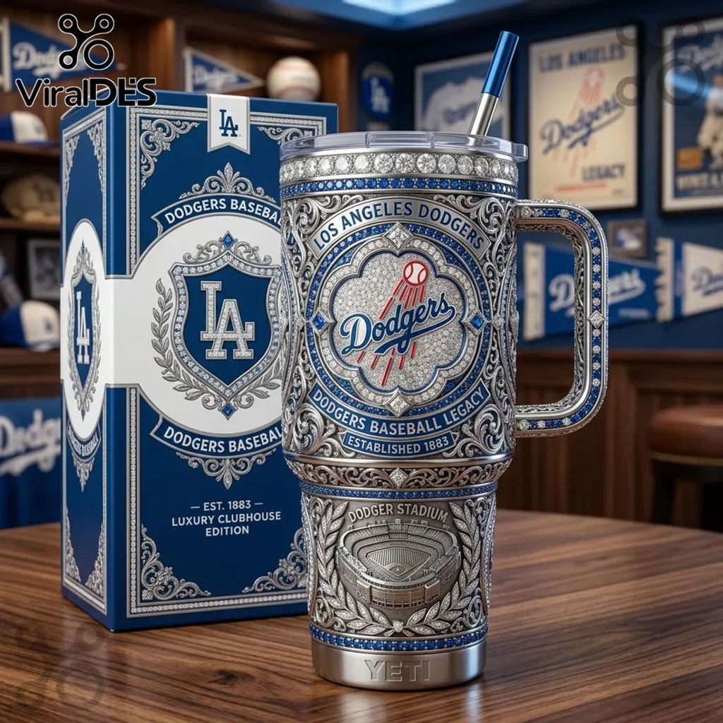 Los Angeles Dodgers Luxury Engraved 40oz Colossus Travel Mug