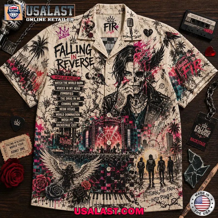 Falling Reverse Rock Classic Hawaiian Shirt