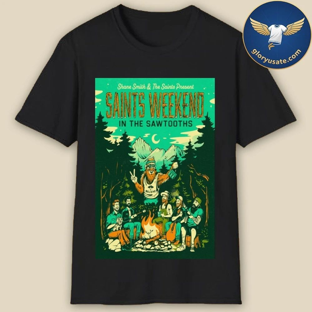 Shane Smith & the Saints Saints Weekend in the Sawtooths 2026 Poster Shirt