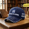Phi Beta Sigma Est 1914 Embroidered Distressed Cap