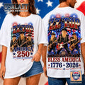 ZZ Top Bless America 250th Anniversary 3D T-Shirt