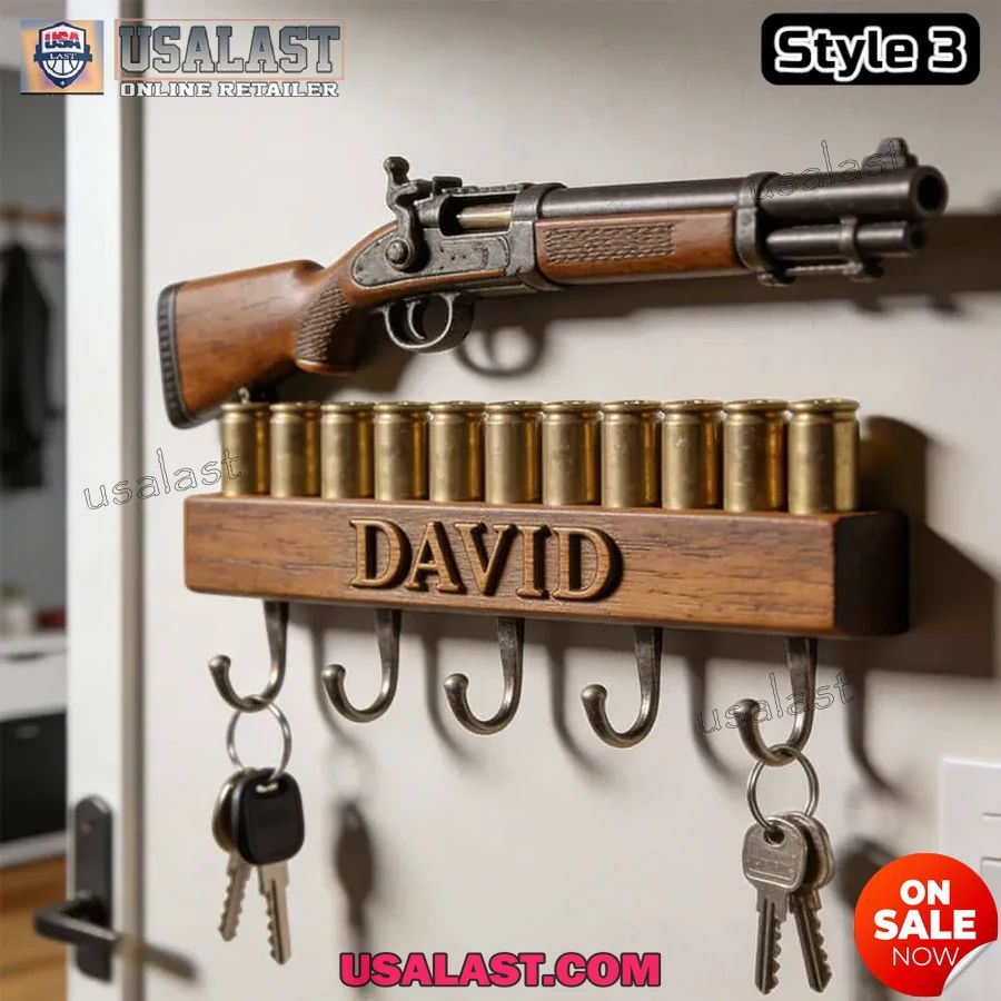 Custom Shotgun Bullet Wall Key Holder