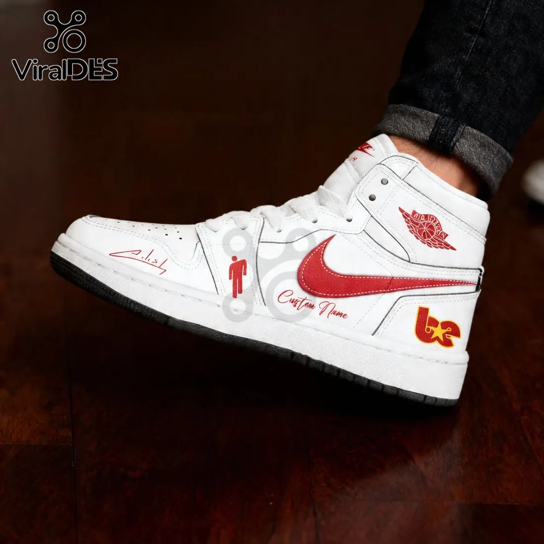 Billie Eilish Hit Me Hard & Soft Tour Custom High-Top Sneakers