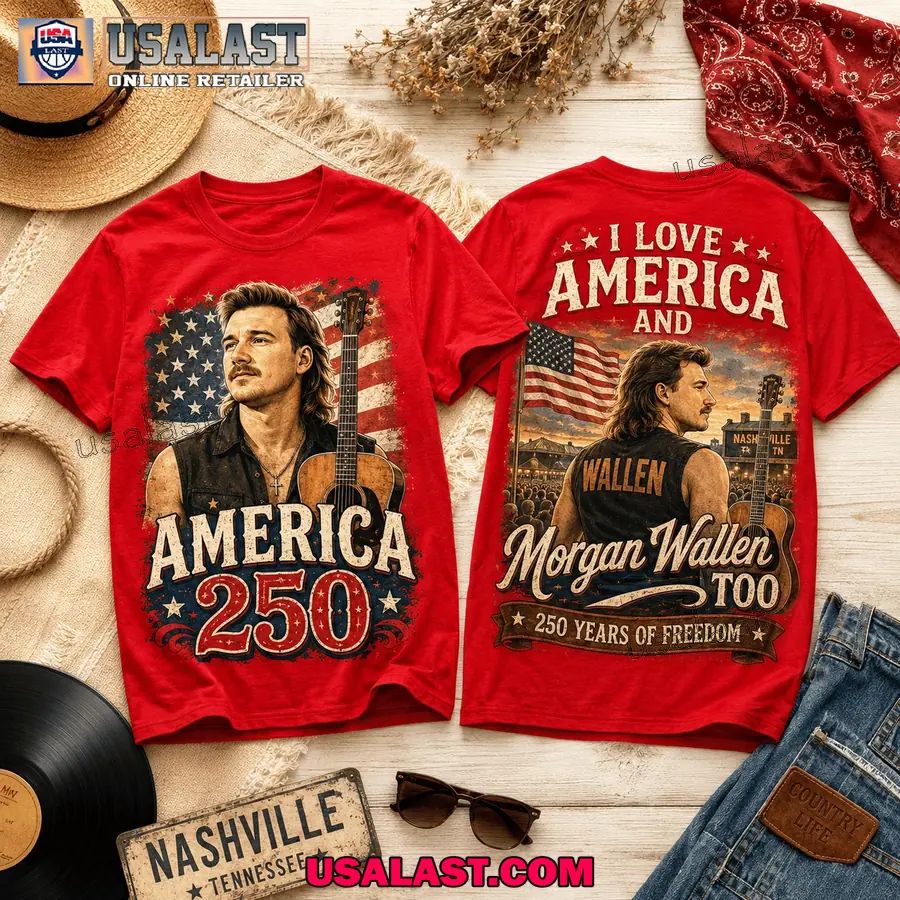 Morgan Wallen Us 250th Anniversary 3D Tee Shirt