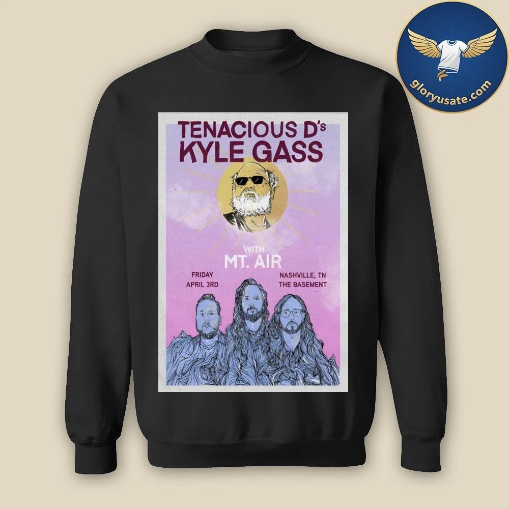 Kyle Glass With Mountain Air 4-3-2026 Nashville TN Poster Shirt