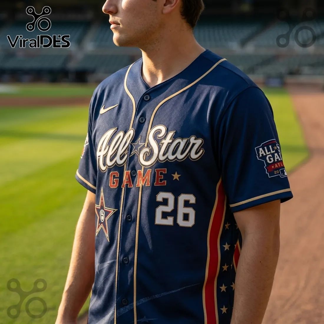 Milwaukee Brewers 2026 All-Star Game Navy Blue Baseball Jersey