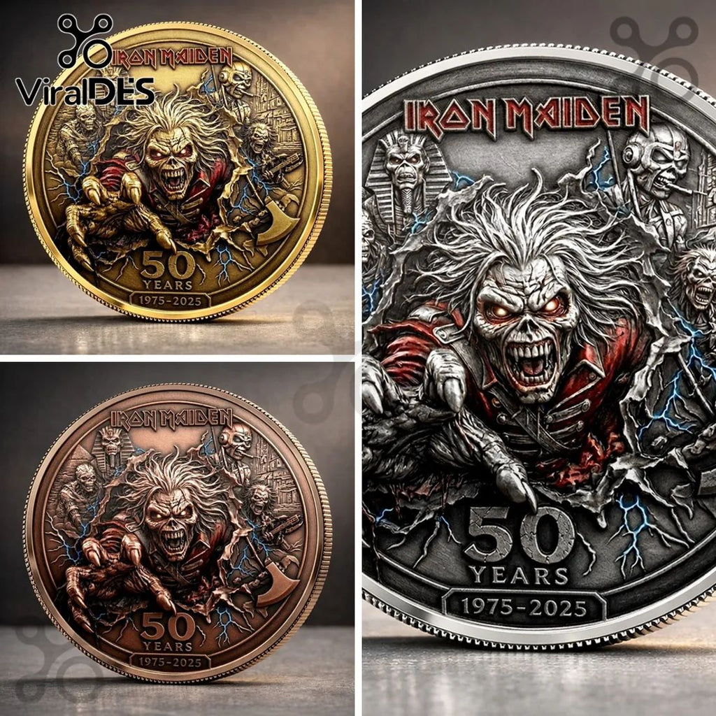 Iron Maiden 50th Anniversary Eddie Coin