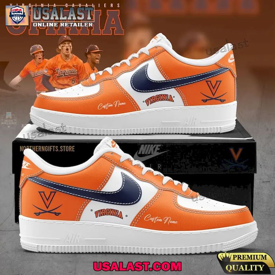Virginia Cavaliers Custom Air Force 1 Sneaker